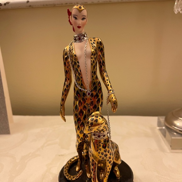 Leopard figuring by Erte - Picture 10 of 12